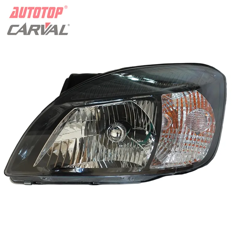 Kia Rio 2005 Hideung Perumahan 6-liang Headlight Majelis